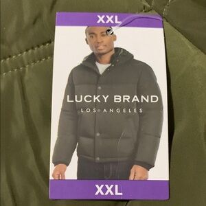 New Lucky Brand Men's Green Jacket size XXL